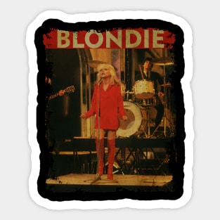 TEXTURE ART- Blondie Concert - RETRO STYLE Sticker